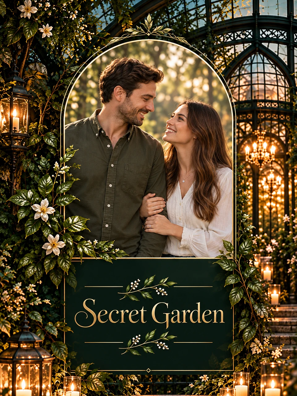 Обложка приглашения Secret Garden