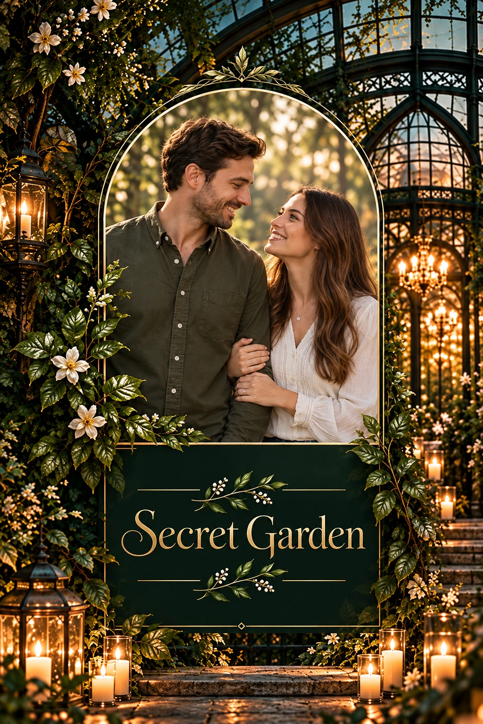 Обложка приглашения Secret Garden